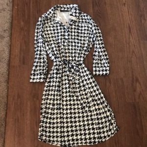 The Limited Houndstooth Shirt Dress